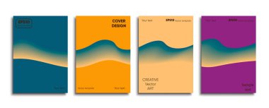 Yaratıcı renkli kapak. Kapak tasarımı.