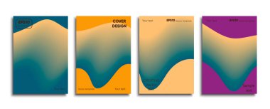 Yaratıcı renkli kapak. Kapak tasarımı.