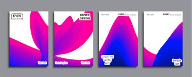 Yaratıcı renkli kapak. Kapak tasarımı.