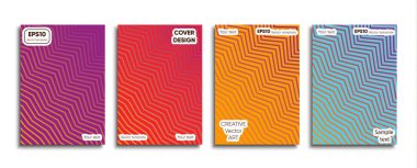 Yaratıcı renkli kapak. Kapak tasarımı.
