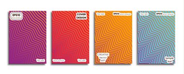 Yaratıcı renkli kapak. Kapak tasarımı.