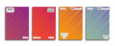 Yaratıcı renkli kapak. Kapak tasarımı.