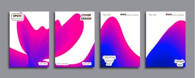 Yaratıcı renkli kapak. Kapak tasarımı.