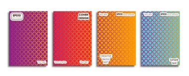 Yaratıcı renkli kapak. Kapak tasarımı.