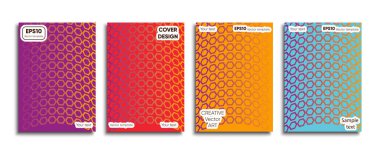 Yaratıcı renkli kapak. Kapak tasarımı.