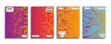 Yaratıcı renkli kapak. Kapak tasarımı.