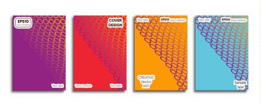 Yaratıcı renkli kapak. Kapak tasarımı.