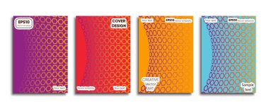 Yaratıcı renkli kapak. Kapak tasarımı.