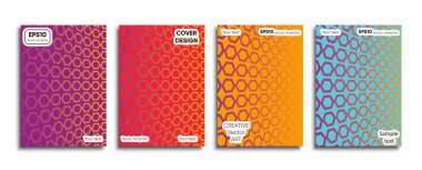 Yaratıcı renkli kapak. Kapak tasarımı.