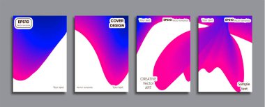 Yaratıcı renkli kapak. Kapak tasarımı.