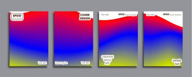 Yaratıcı renkli kapak. Kapak tasarımı.