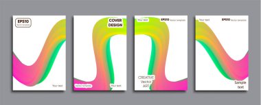 Yaratıcı renkli kapak. Kapak tasarımı.