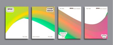 Yaratıcı renkli kapak. Kapak tasarımı.