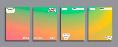 Yaratıcı renkli kapak. Kapak tasarımı.