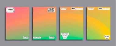 Yaratıcı renkli kapak. Kapak tasarımı.