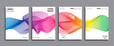 Yaratıcı renkli kapak. Kapak tasarımı.