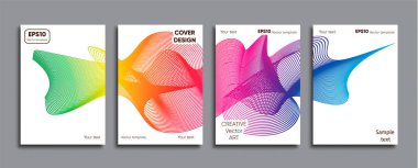 Yaratıcı renkli kapak. Kapak tasarımı.