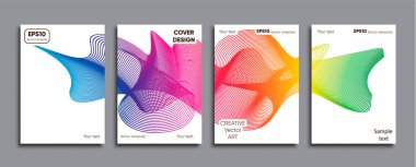 Yaratıcı renkli kapak. Kapak tasarımı.