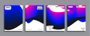 Yaratıcı renkli kapak. Kapak tasarımı.