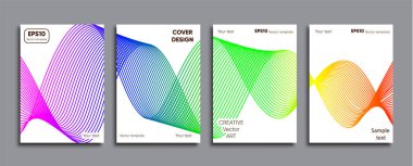 Yaratıcı renkli kapak. Kapak tasarımı.