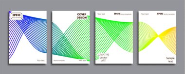 Yaratıcı renkli kapak. Kapak tasarımı.