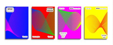 Yaratıcı renkli kapak. Kapak tasarımı.