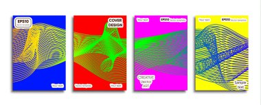 Yaratıcı renkli kapak. Kapak tasarımı.