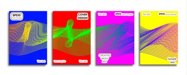 Yaratıcı renkli kapak. Kapak tasarımı.