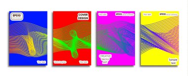 Yaratıcı renkli kapak. Kapak tasarımı.