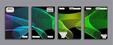 Yaratıcı renkli kapak. Kapak tasarımı.