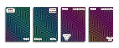 Yaratıcı renkli kapak. Kapak tasarımı.