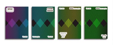 Yaratıcı renkli kapak. Kapak tasarımı.