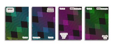 Yaratıcı renkli kapak. Kapak tasarımı.