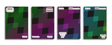 Yaratıcı renkli kapak. Kapak tasarımı.