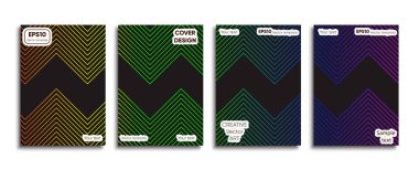 Yaratıcı renkli kapak. Kapak tasarımı.