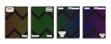 Yaratıcı renkli kapak. Kapak tasarımı.