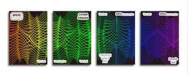 Yaratıcı renkli kapak. Kapak tasarımı.