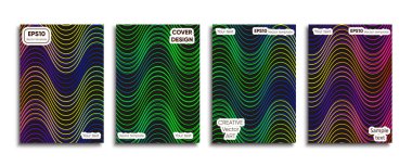 Yaratıcı renkli kapak. Kapak tasarımı.