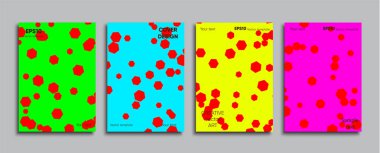 Yaratıcı renkli kapak. Kapak tasarımı.