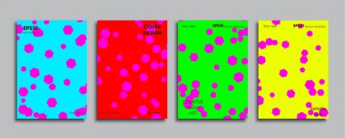 Yaratıcı renkli kapak. Kapak tasarımı.