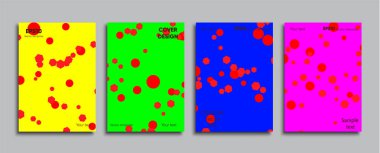 Yaratıcı renkli kapak. Kapak tasarımı.