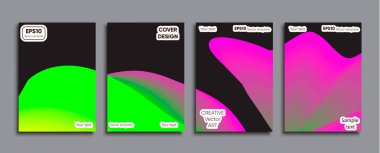 Yaratıcı renkli kapak. Kapak tasarımı.