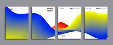 Yaratıcı renkli kapak. Kapak tasarımı.