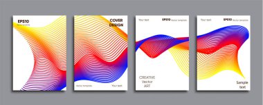 Yaratıcı renkli kapak. Kapak tasarımı.