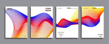 Yaratıcı renkli kapak. Kapak tasarımı.