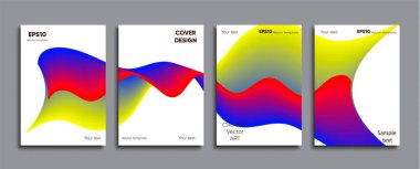 Yaratıcı renkli kapak. Kapak tasarımı.