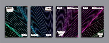 Yaratıcı renkli kapak. Kapak tasarımı.