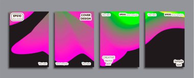 Yaratıcı renkli kapak. Kapak tasarımı.