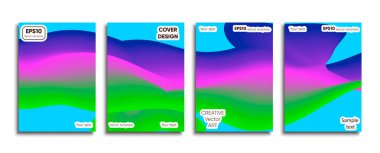 Yaratıcı renkli kapak. Kapak tasarımı.