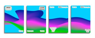 Yaratıcı renkli kapak. Kapak tasarımı.